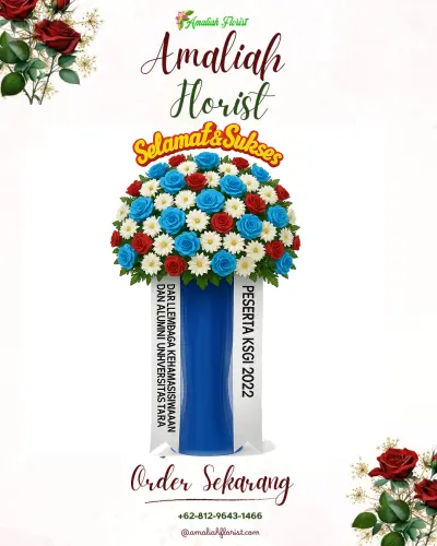 Standing Flower di Tgedung Grand Karunia Function Hall